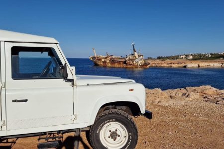 Jeep Safari na Akamas z łódką na Błękitną Lagunę