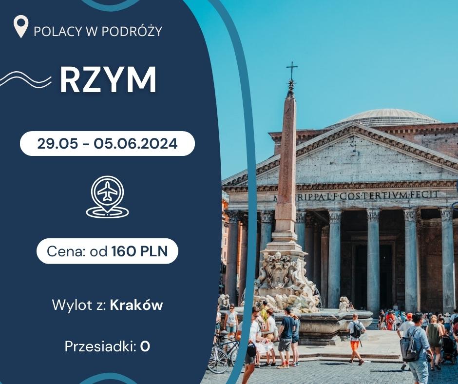 Rzym na Boże Ciało 2024 za 160 zł (loty)! Wycieczkipopolsku.pl